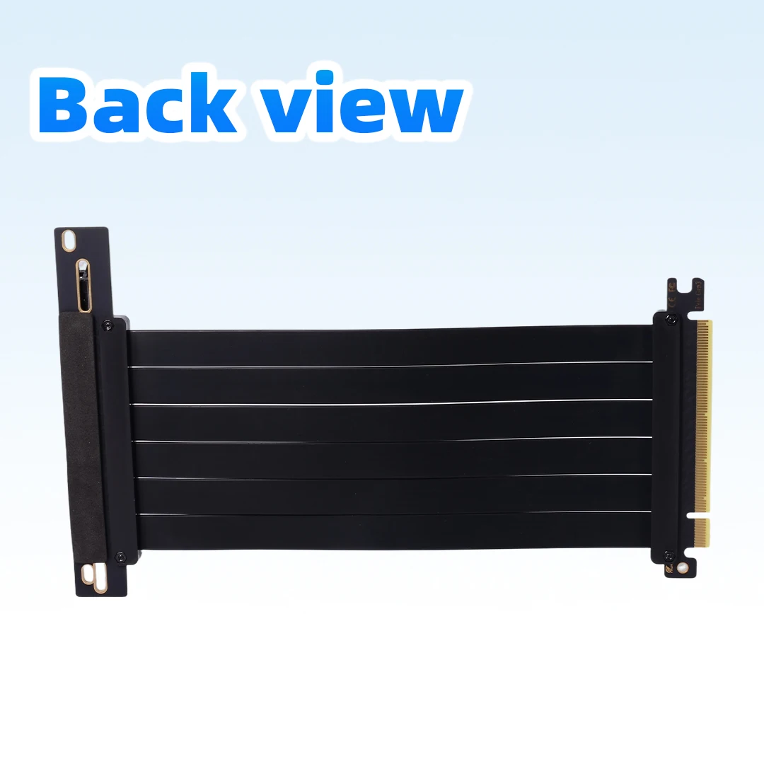 PCIE 3.0 X16 Riser Cable 90 180 Degree Bend Adapter Graphics Card Extension High Speed Flexible Flat for GPU PC DIY 0.2m 0.15m