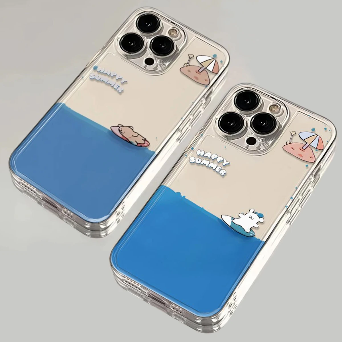 Summer Surfer Puppy Luxury Phone Case For Xiaomi Redmi Note 13 12 12S 11 10 9 9s 9T 8 A1 A2 A3 K40 Pro Plus 4G 5G Cover