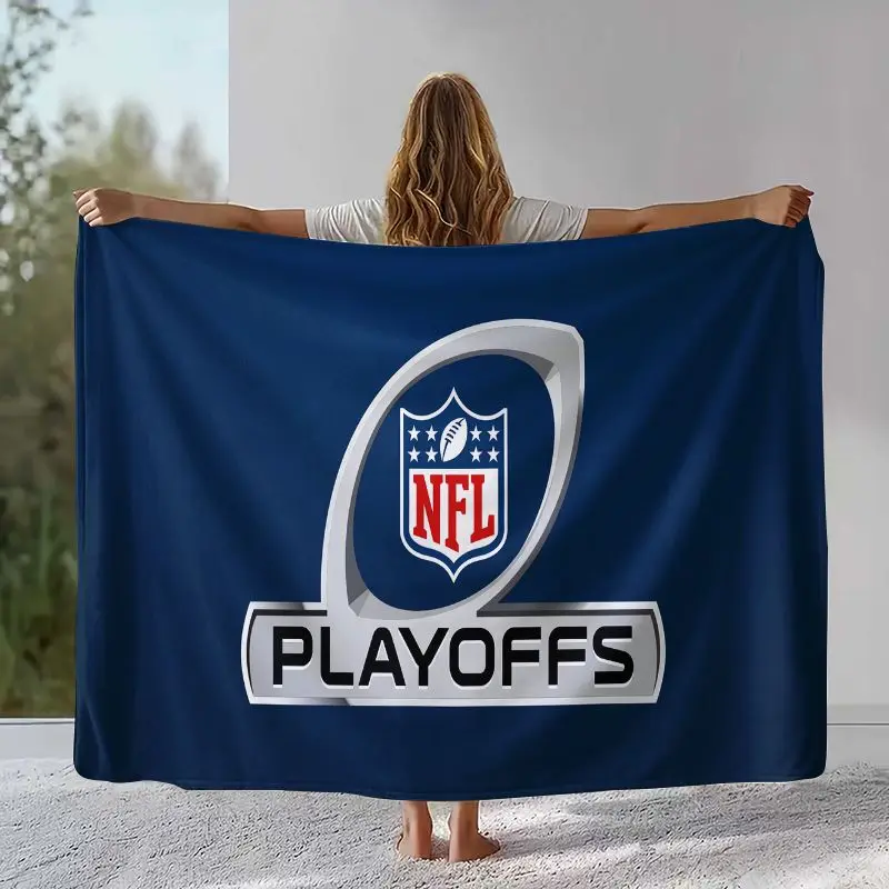 Classic American Football Rugby Team Soft Flannel Throw Blanket,Cozy Warm Blanket for Bed,Sofa,Living Room,Picnic,Camping,Gift