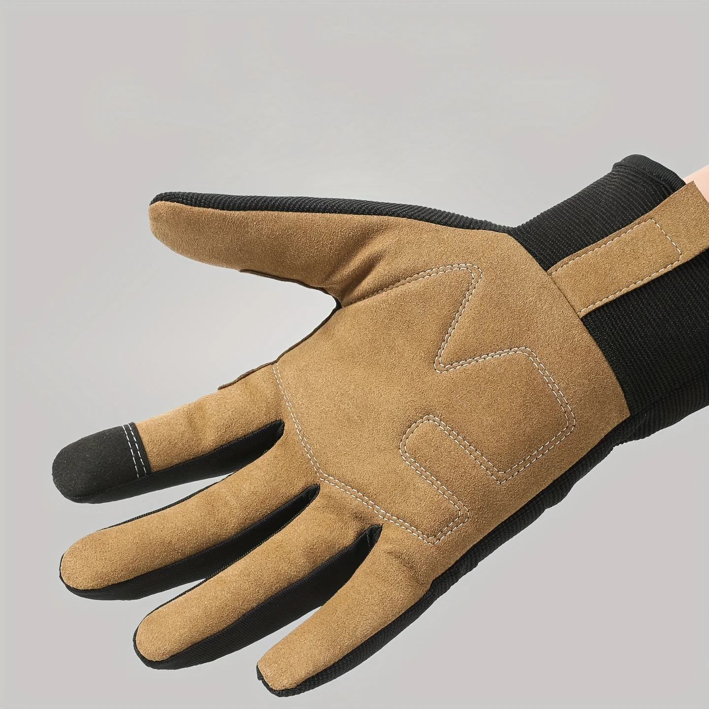Gloves for Men Multi-Purpose Full Finger Touchscreen Gloves Lightweight Comfortable And Elastic Cuff Design, Utility Work Gloves