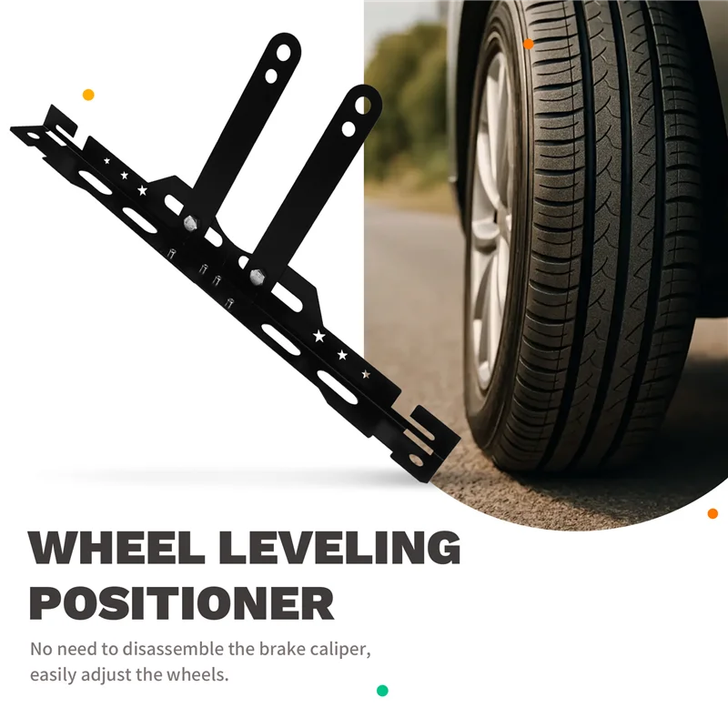 

NEW-Car Heavy Duty Wheel Alignment Tool Plates Adjustable Automotive Toe Leveling Aligner Wheel Alignment Tool