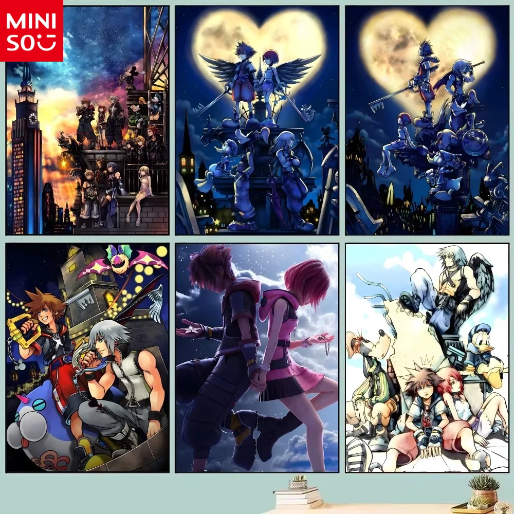 Kits de pintura por números DIY MINISO, corazones K-Kingdom, regalo perfecto, regalo de aniversario, regalo de cumpleaños, regalo único