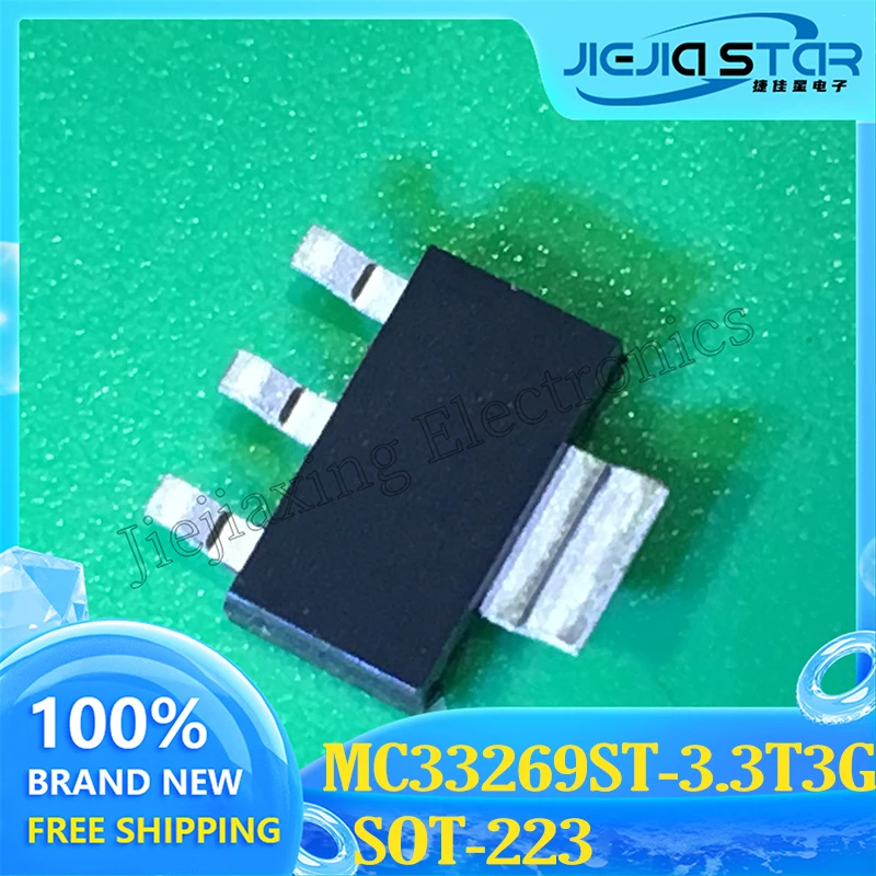 Peças do regulador de tensão linear MC33269ST-3.3T3G MC33269ST-3.3 marca 2693 chip de gerenciamento de energia IC novo original em estoque