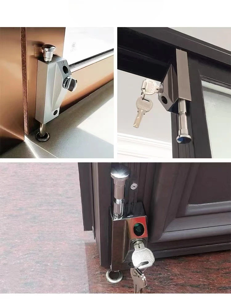Double Door Lock Floor Bounce Door Lock Anti-Theft Mortise Lock