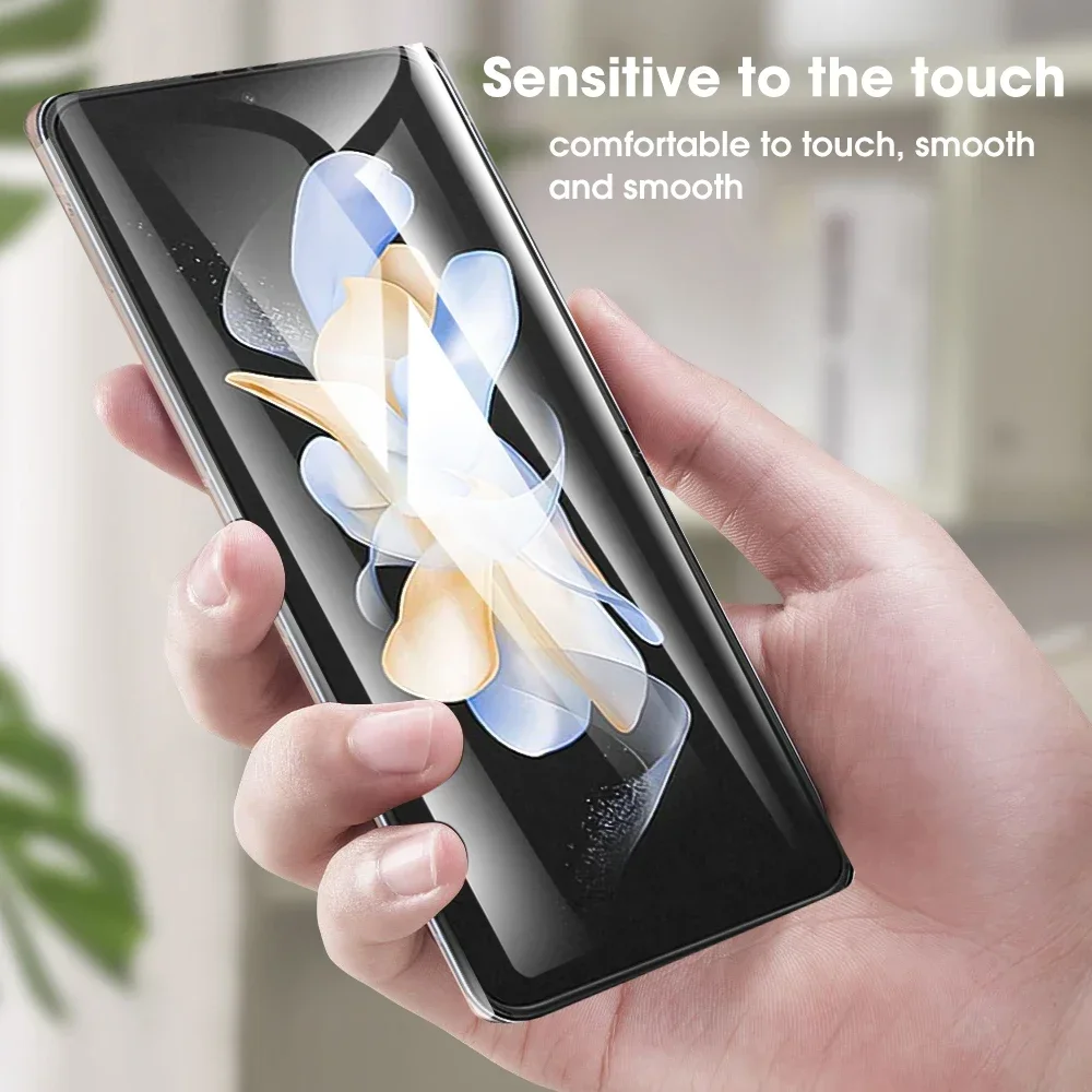 Samsung Galaxy Z Flip 7/6/5用 12in1ハイドロゲルフィルム ヒンジ保護 ソフトアンチスクラッチスクリーンプロテクター ZFlip7/ZFlip5/ZFlip6対応