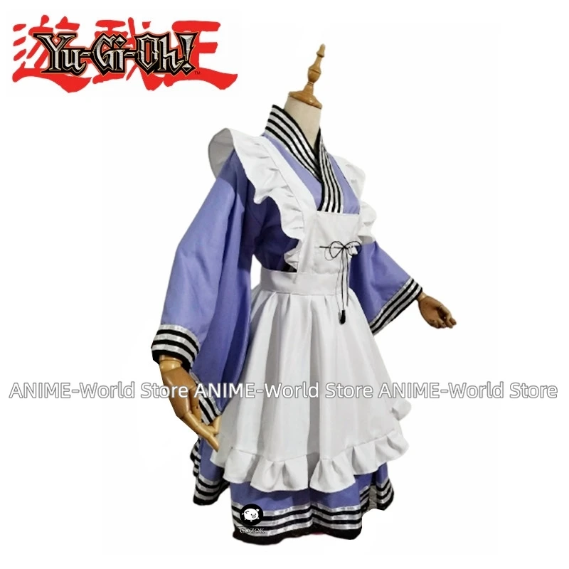 Yu Gi Oh Duel Monsters Laundry Dragonmaid Cosplay Costume Server Maid Dress Halloween Any Size