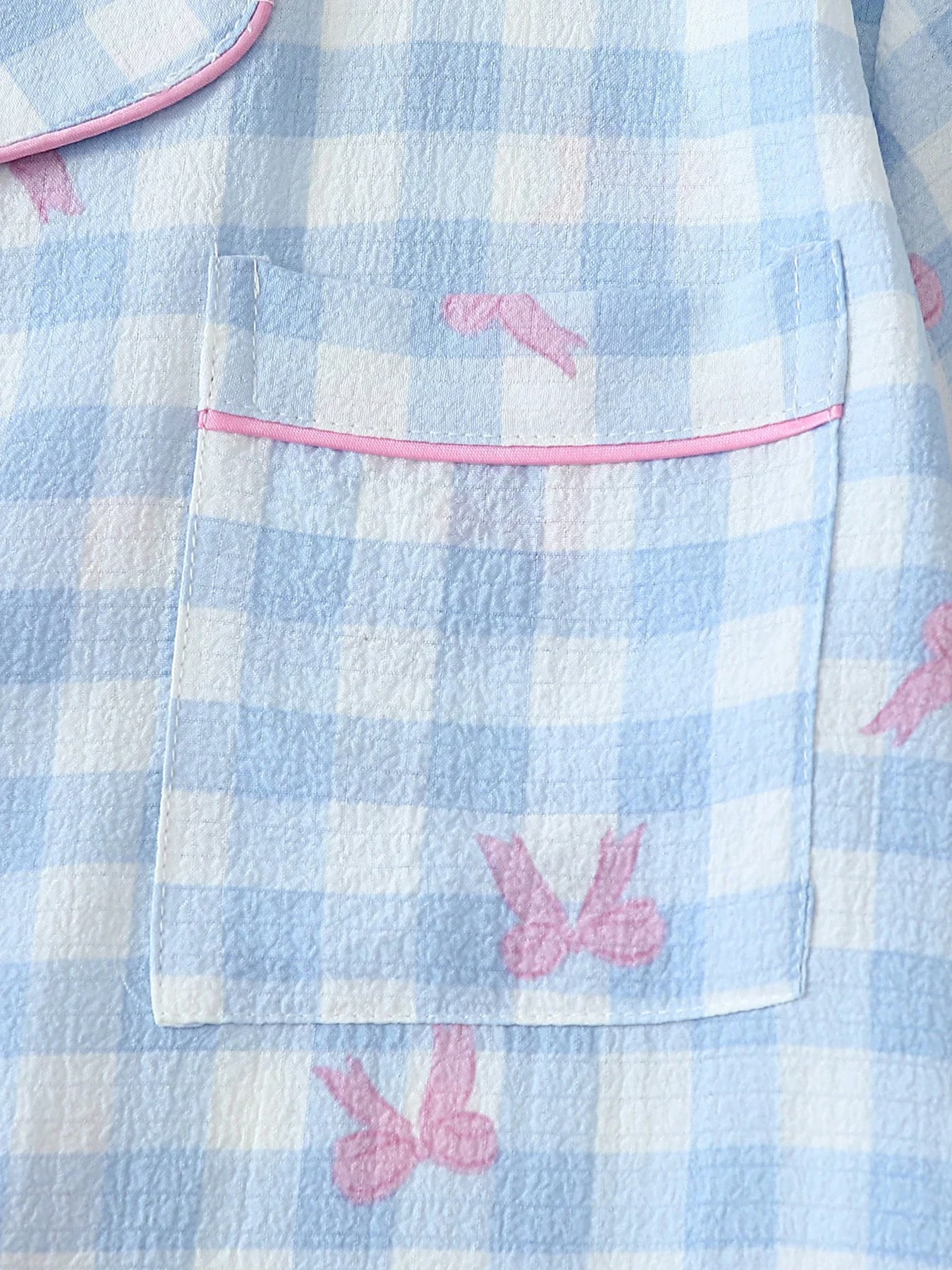 Женский комплект из двух предметов: блузка и шорты в клетку, милый топ на пуговицах, домашняя одежда с короткими рукавами, одежда для сна на все сезоны