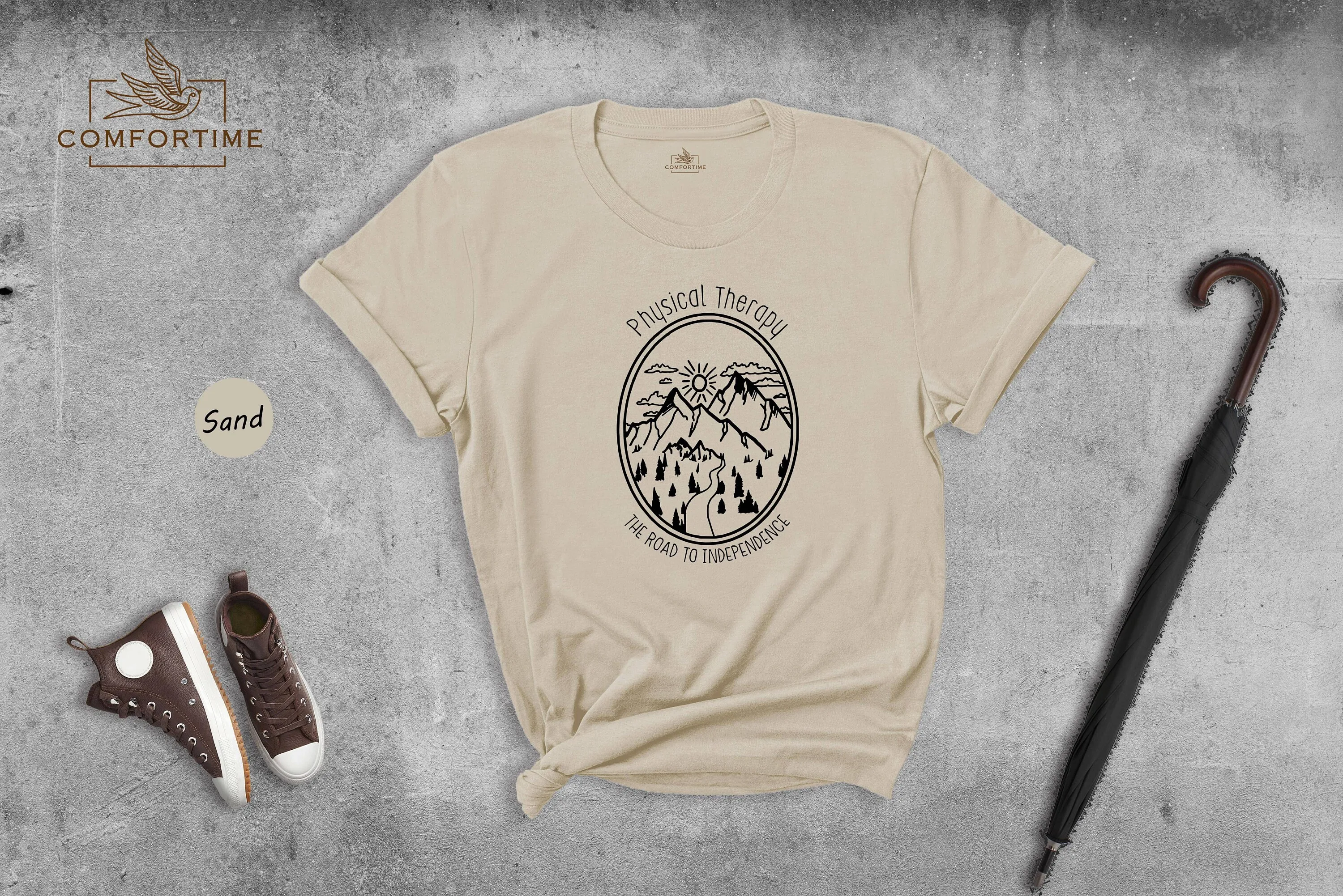 تي شيرت معالج طبيعي PT للتخرج المساعد #1