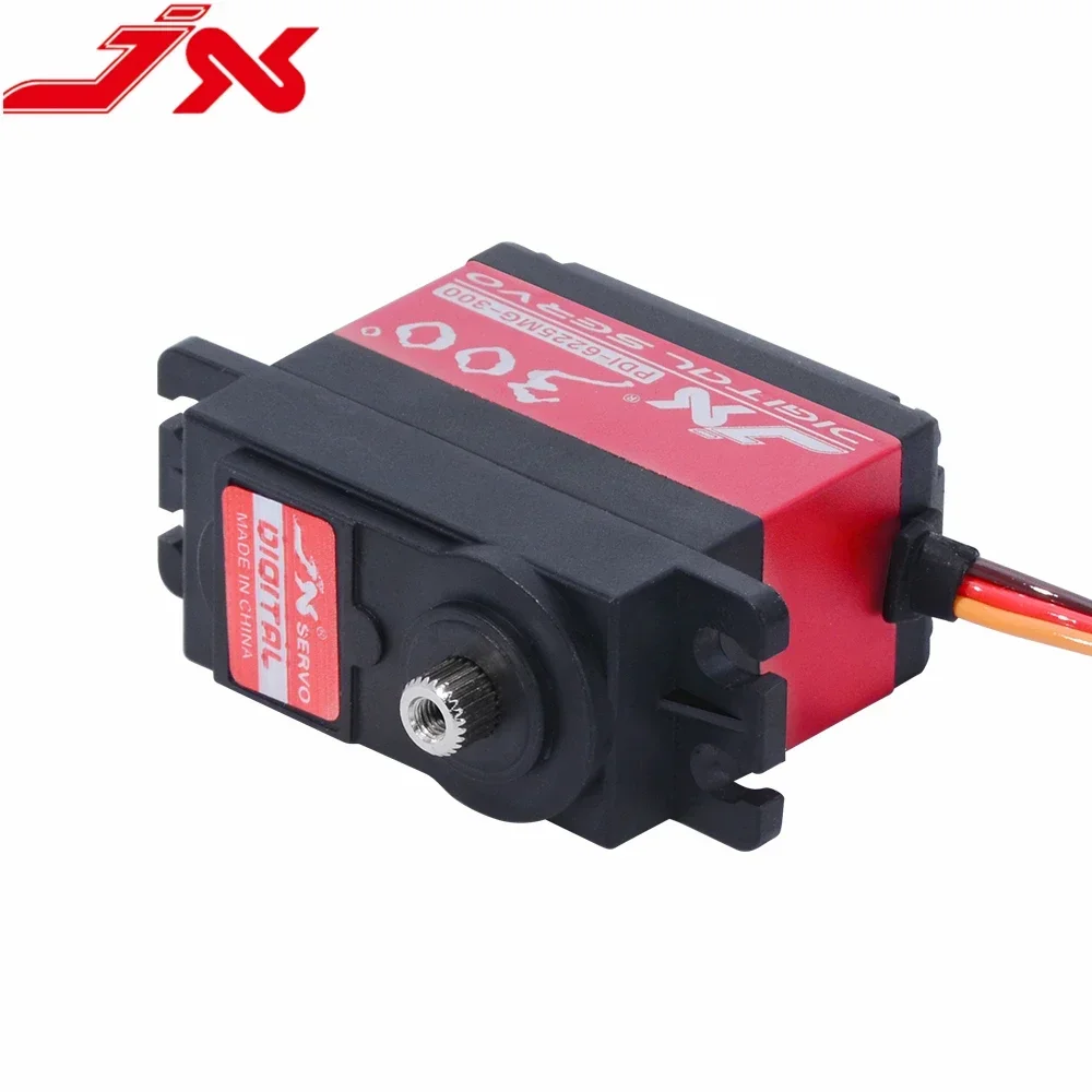 JX PDI-6225MG-300 °   300 graus 62g 25kg 4.8-6V 0.21Sec Servo digital de engrenagem de metal de alta precisão para carros RC aeronaves de braço robô