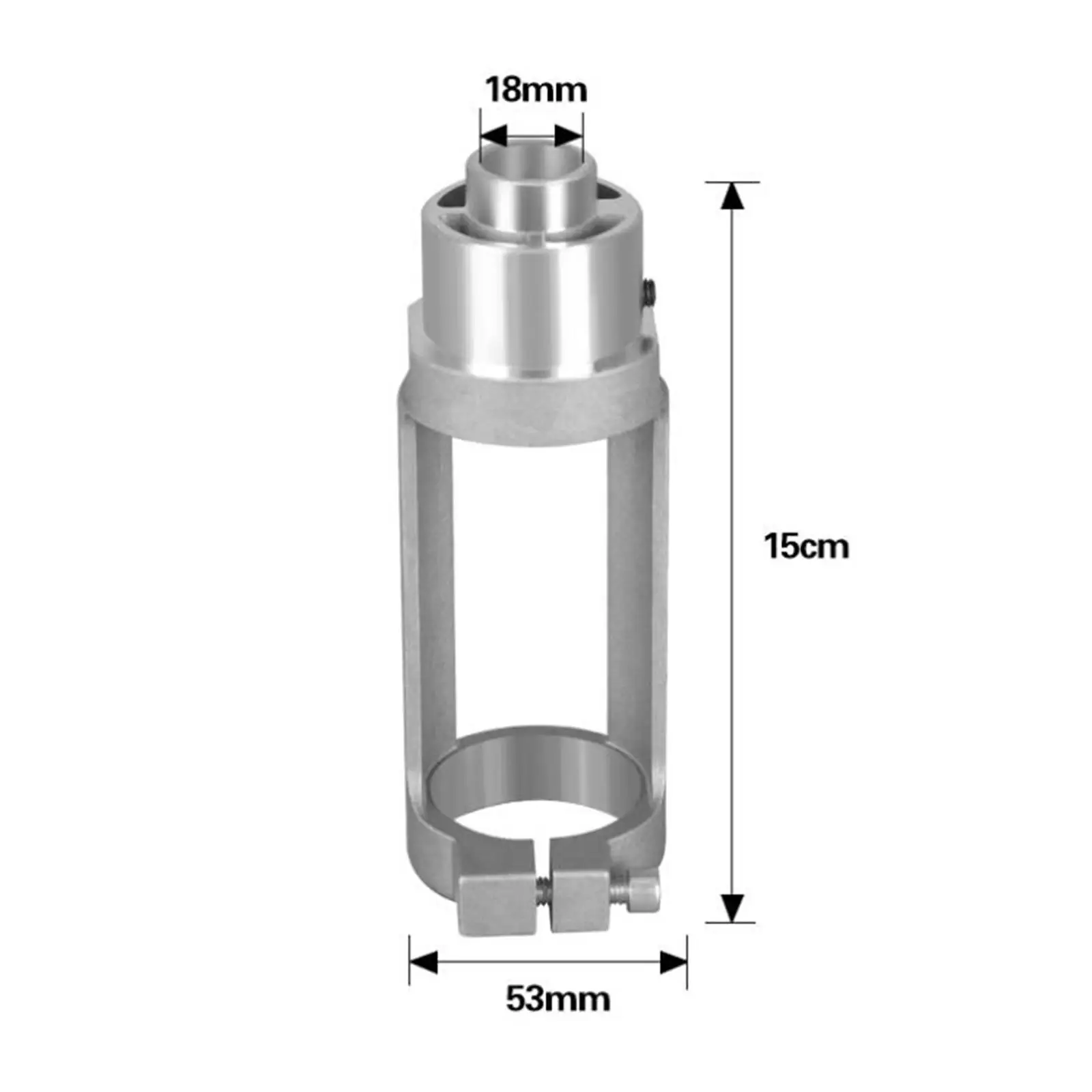 Square Hole Drill Bit Adapter Attachment for Woodworking Simple Installation