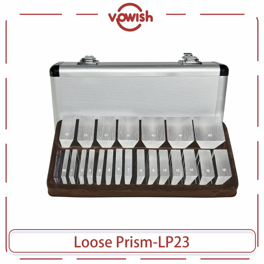 

Prism Set Optical Instrument High Quality 23 Pcs Eye Examination Loose Prism Set