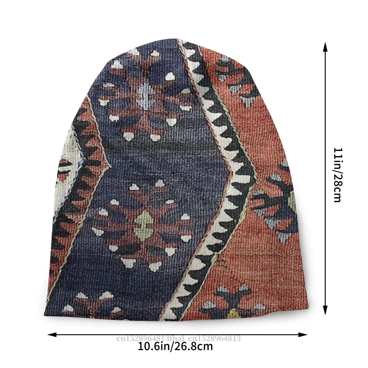 Hat Decorative Kayseri Kilim Navaho Weave Woven Textile Caps Men Women Bohemia Skullies Beanies Ski Caps Cotton Bonnet Hats