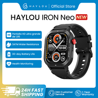 HAYLOU IRON NEO Smartwatch 1.95’’ HD Display 3ATM Waterproof Bluetooth Call 30 Days Battery Life Sport Smart Watch for Outdoor