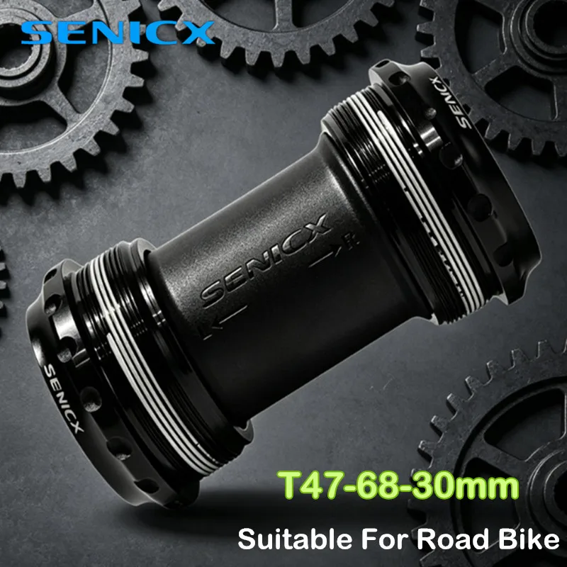 

SENICX T47 Bottom Bracket 68mm Shell Fit for SRAM 30mm Axis Bielas Steel Bearing Seal BB Central Movement Road Bicycle Parts