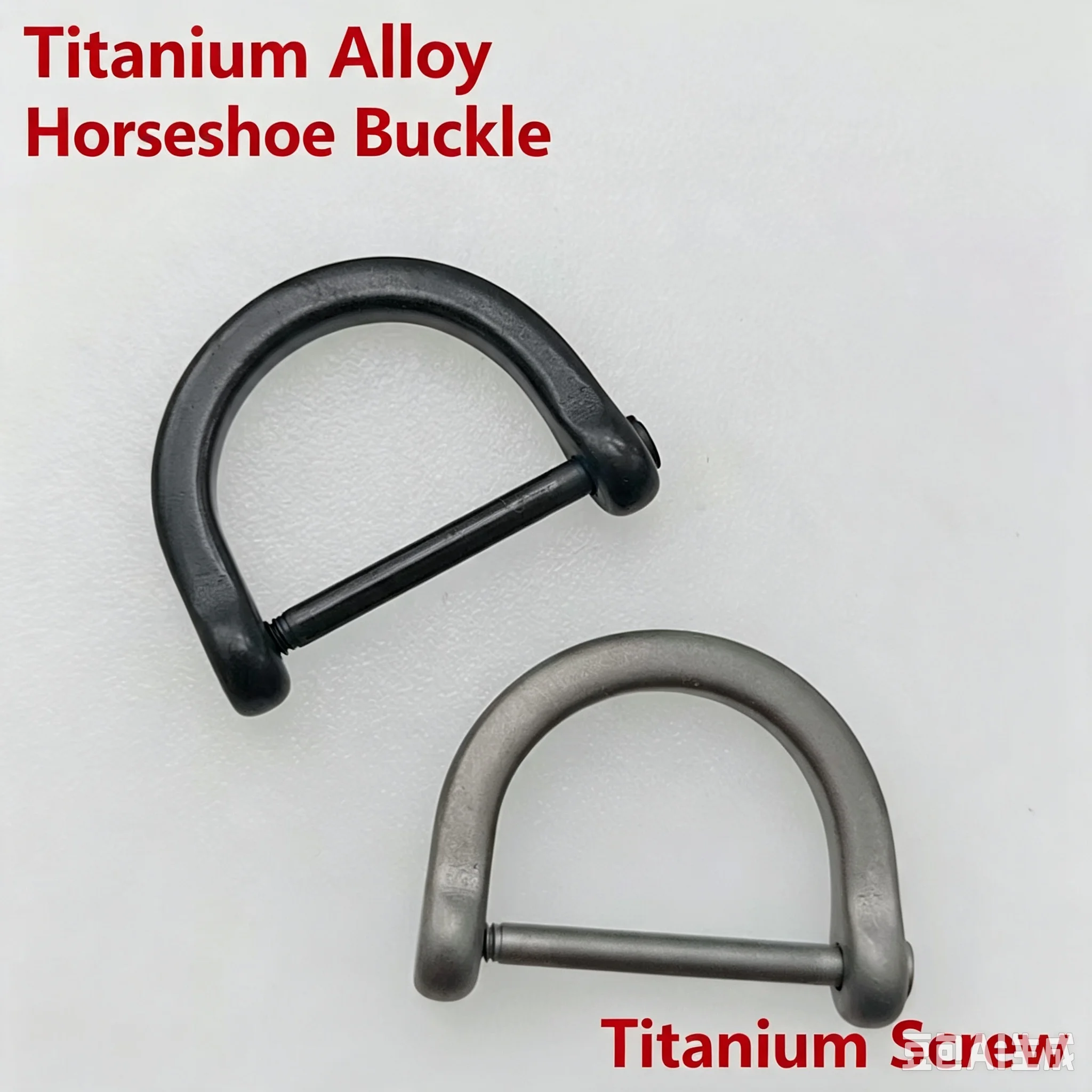 Titanium Alloy Horse Hoof Car Remote Control Multi-Function Mini Lock Outdoor Hanging Accessories Key Ring D Ring