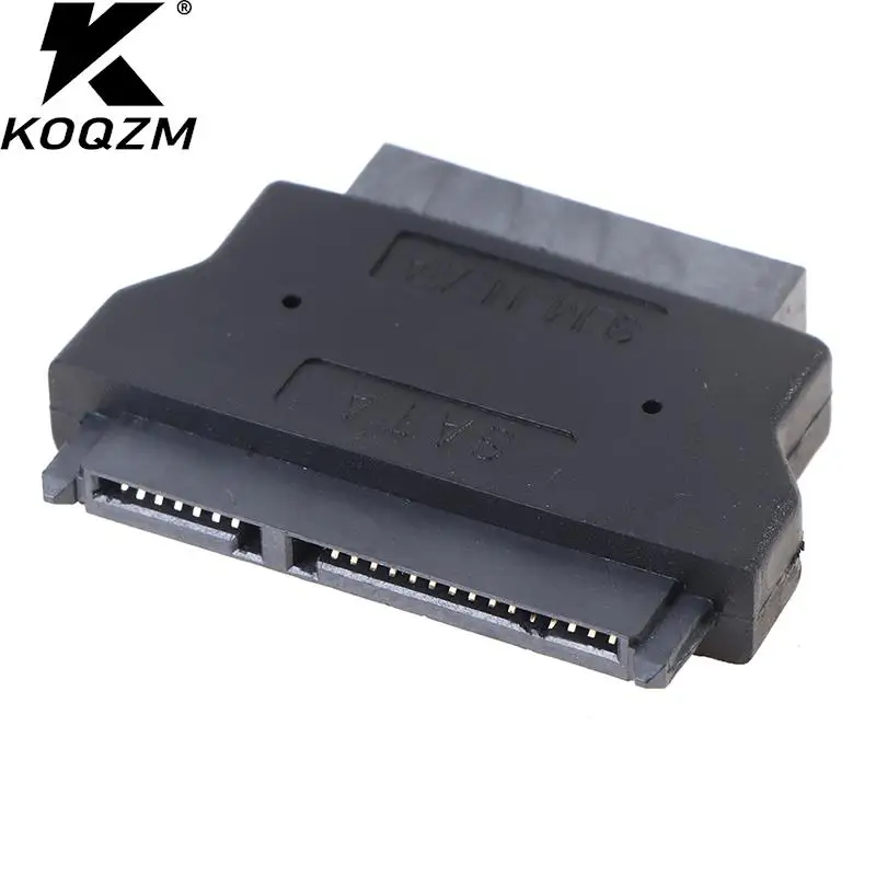 1Pcs SATA22Pin To 13Pin Slimline SATA Adapter 7+15 Serial ATA Female To 7+6 Male Adapters Connector Converter