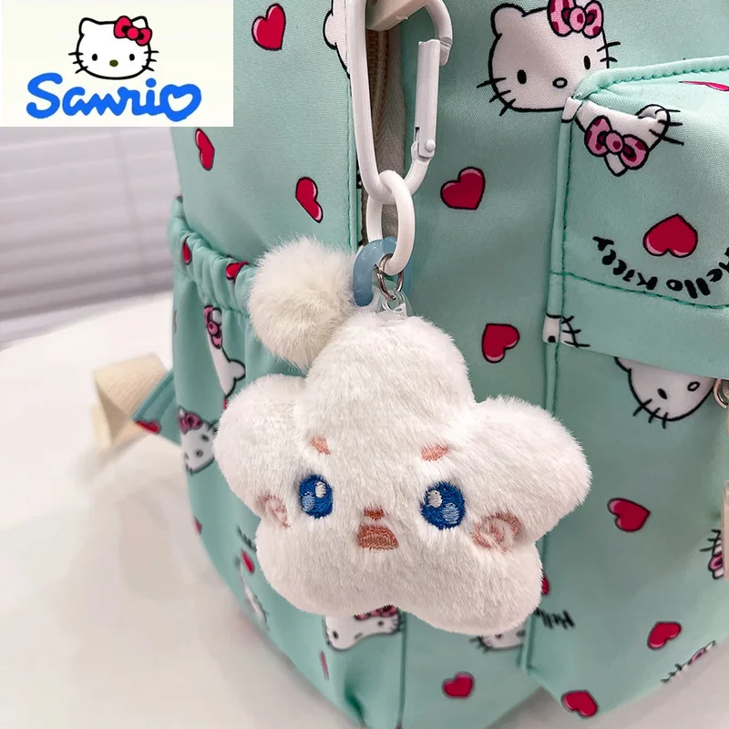 Sanrio Fashion Large Capacity High Quality Load Reducing Backpack Student Cartoon Hello Kitty Lightweight Storage Backpack