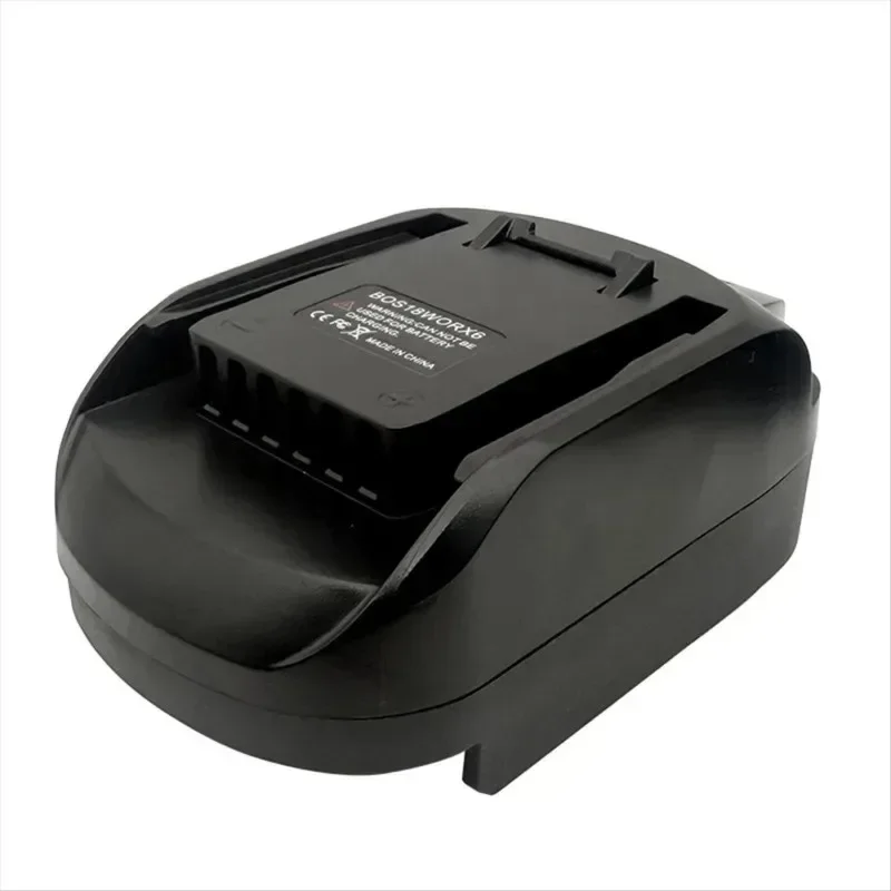 BOS18WORX6 Elektrowerkzeug-Akku-Adapter für Bosch 18V BAT618 BAT610G Lithium-Ionen-Akkus für Worx 20V 6-Pin WA3520 Akku-Werkzeug – Detail 6
