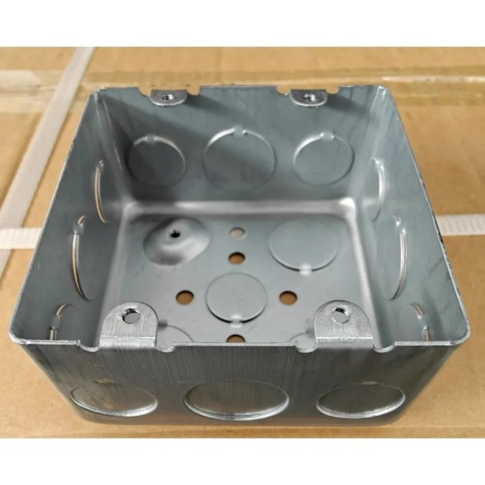 For American Standard Systems Square Electrical Box For Electrical Installations Galvanized Iron Dual Junction Box