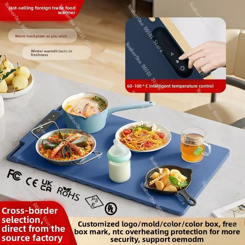 Flexible Silicone Heating Mat Rollable Foldable Non-Slip Constant Temperature for Food Warming Plate
