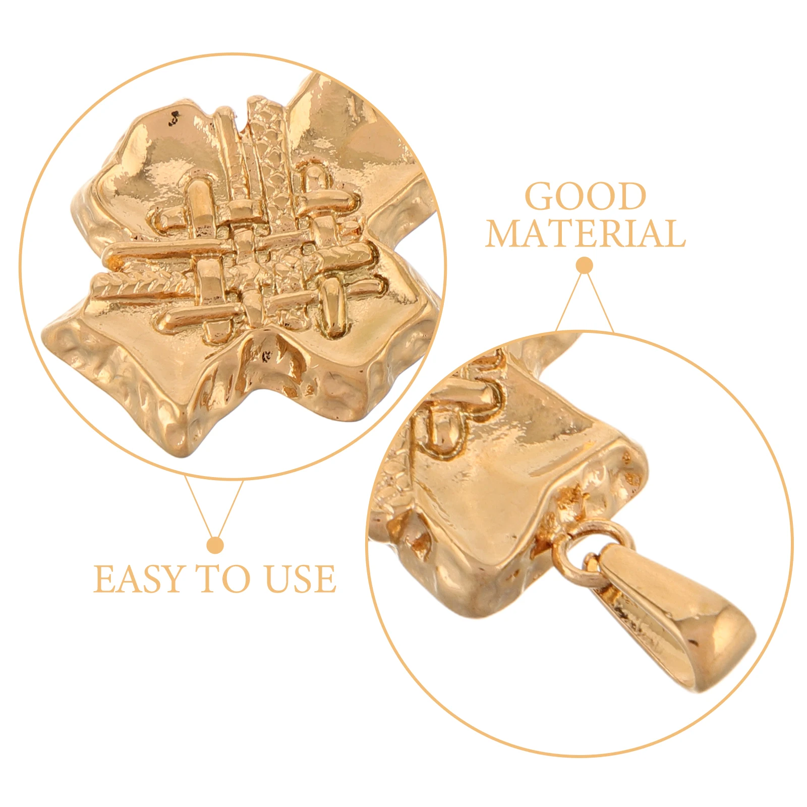 จี้กางเขนสแตนเลสสำหรับทำสร้อยคอ สร้อยข้อมือ เครื่องประดับ งานฝีมือสไตล์กอธิค