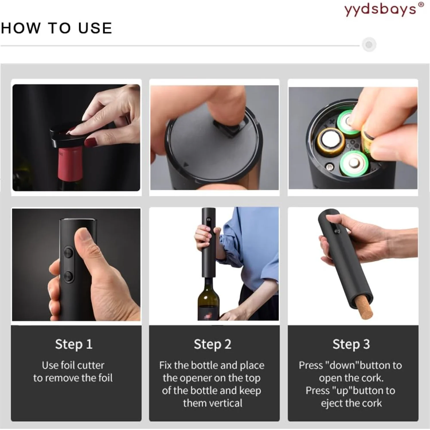 Открывалка для бутылок вина, автоматический штопор с основанием, фольгой, разливкой для вина, вакуумной пробкой для любителей вина, подарок для кухни, вечеринки