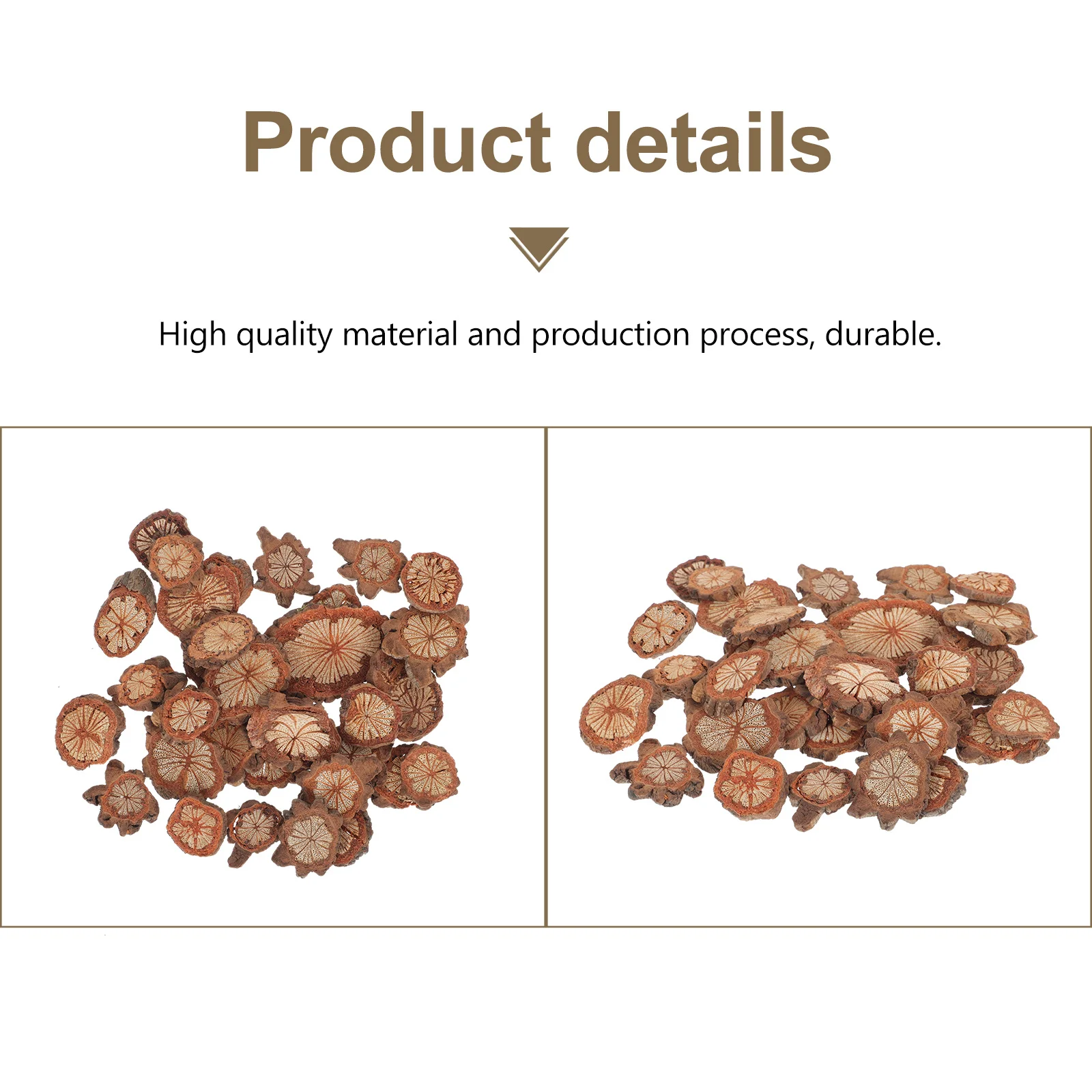 

1Pack Natural Wooden Chip DIY Craft Wreath Rustic Wood Accessories Table Decoration Home Ornament Decorative Supplies