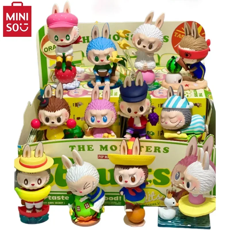 Echte Version neue Labubu Elf Obst Serie Mystery Blind Box bestätigen Stil Modell Sammlung Action figur Cartoon Dekor Spielzeug