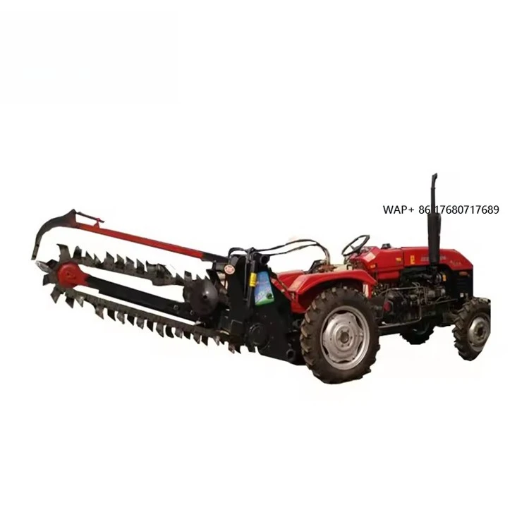 Farm Equipment Chain Type Trenching Ditching Machine Tractor Trencher Machine