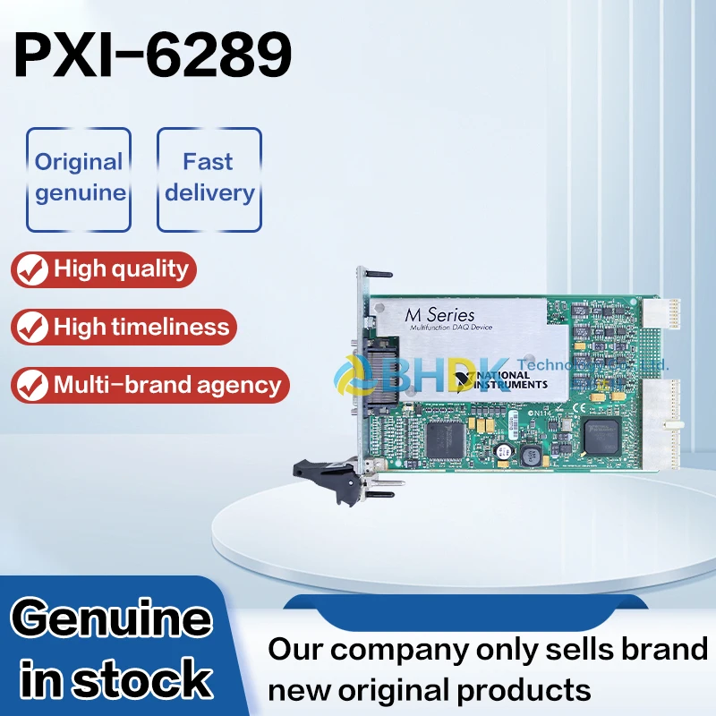 PXI-6289 32-Channel AI (18-bit, 625 kS/s), 4-Channel AO, 48-Channel DIO Multifunction I/O Module