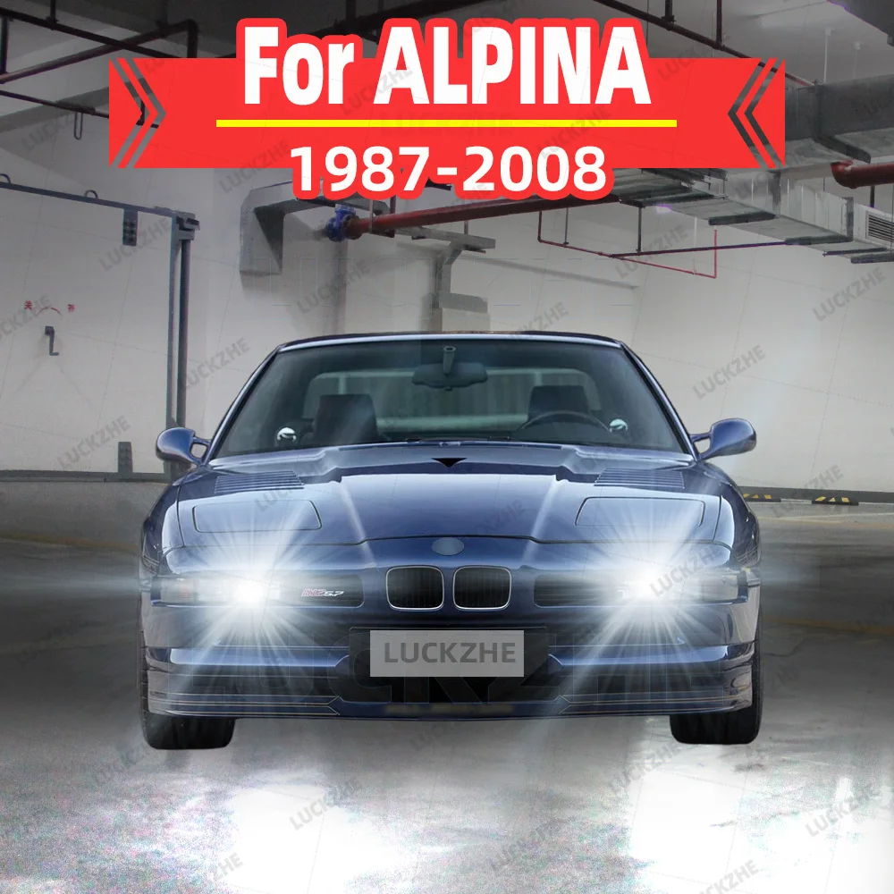 

2 шт. автомобильные светодиодные фары для ALPINA B10 E34 B11 E32 B12 B3 Coupe E36 Coupe E31 B6 Rel Roadster Z1 1987-2004 2005 2006 2007 2008