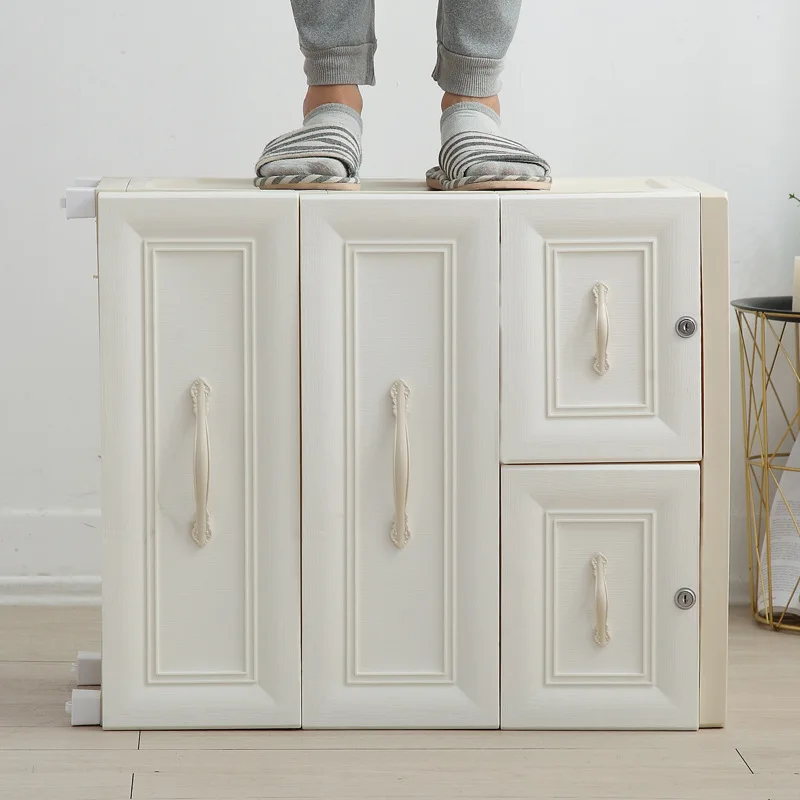 Wholesale Large Household Thickened Storage Cabinet Drawer Type Multi-layer PP Plastic for Children's Clothes Toys Bedside