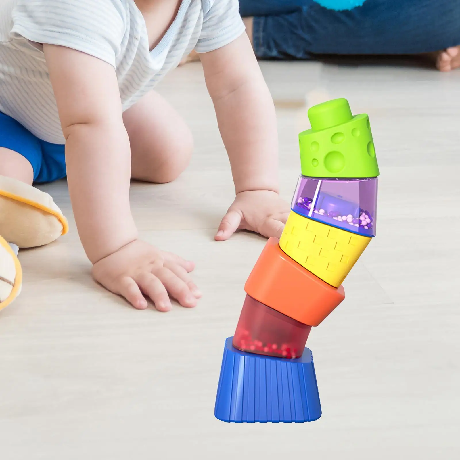 Stacking Balancing Block Puzzle Game for Babies 1 2 3 4 5 Year Old Gifts