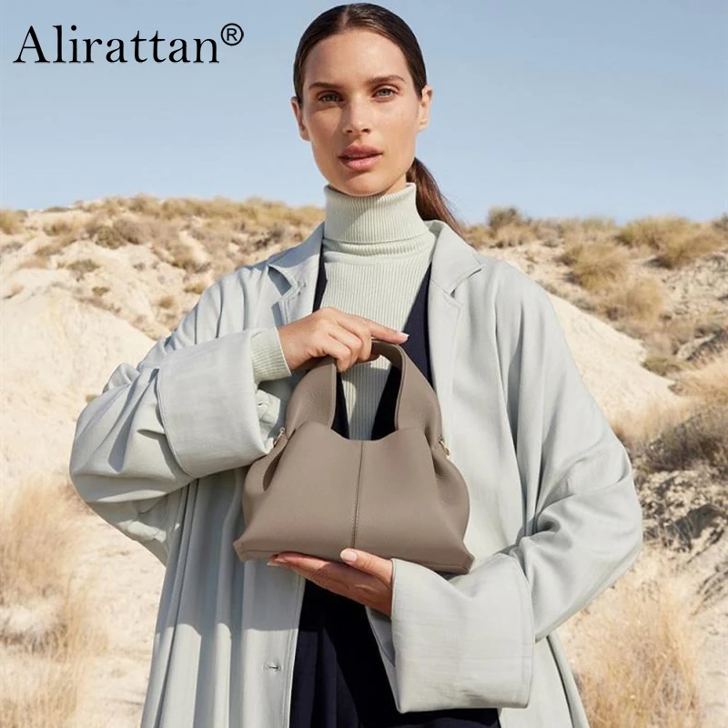 

Alirattan 2024 New Fashionable Single Shoulder Cross Shoulder Handbag Square Lunch Box Dumpling Bun