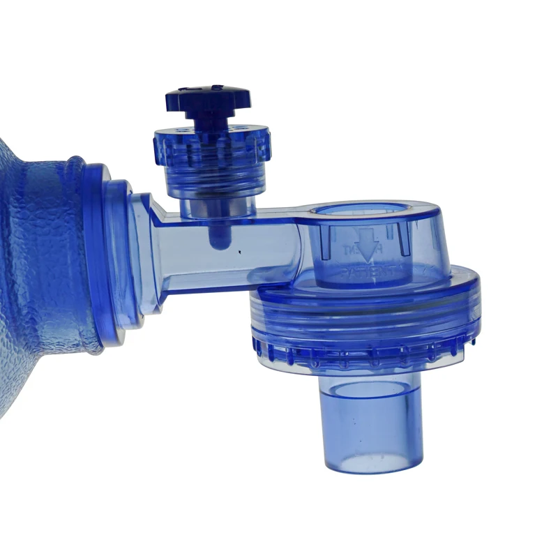 Tierarzt 3 Sizes PVC Manual Resuscitator Wtih Reservoir Bag Oxygen Tube First Aid Kit Simple Breathing Emergency Tools