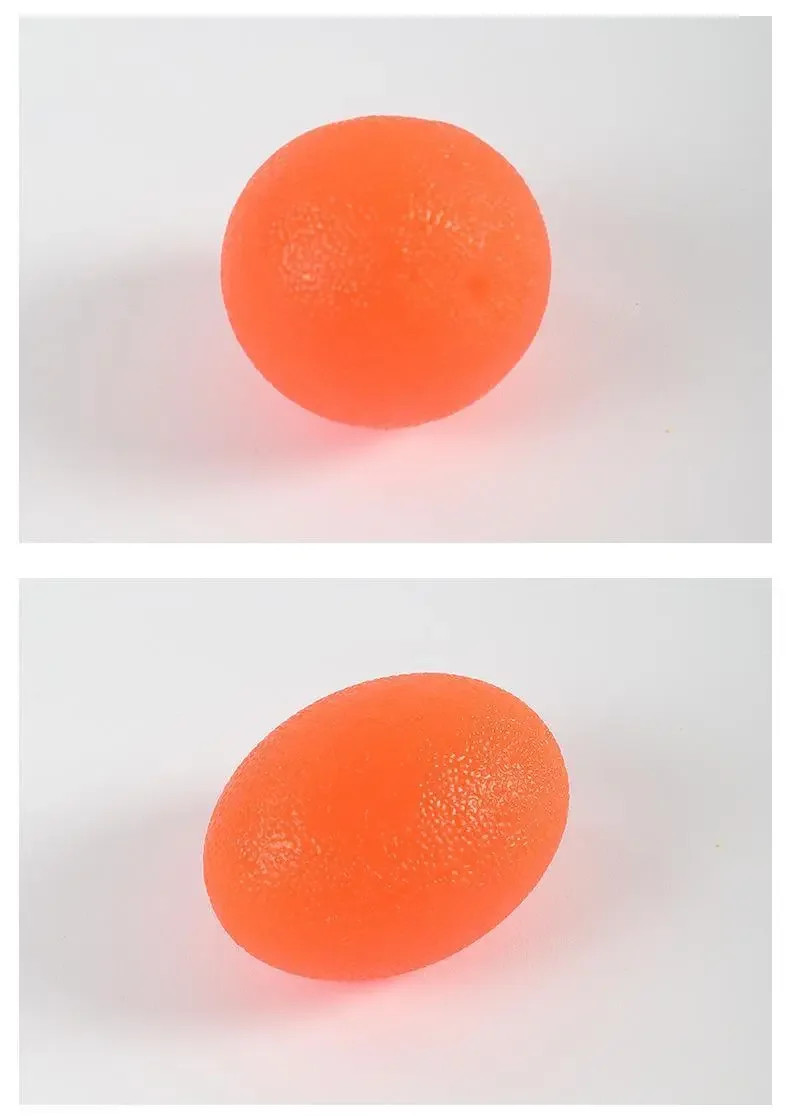 Silikon Hand Grip Ball Ei Männer Frauen Gym Fitness Finger Schwere Exerciser Kraft Muskel Erholung Greifer Trainer – Detail 20