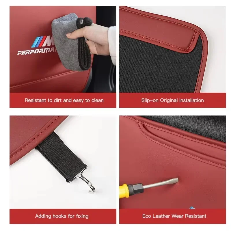 -BMW مقعد مكافحة ركلة الوسادة ل X1 X3 iX3 X4 X5l مخصص 3 4 5 6 سلسلة F30 F31 F35 F36 G20 G21 G28 المقعد الخلفي لوازم الملحقات #6