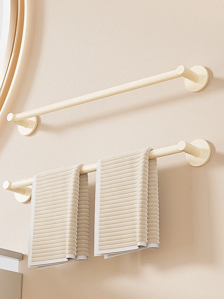 

Настенный держатель для полотенец Batoom без сверления, белый, из космического алюминия, для хранения, модель elf Cr Sle