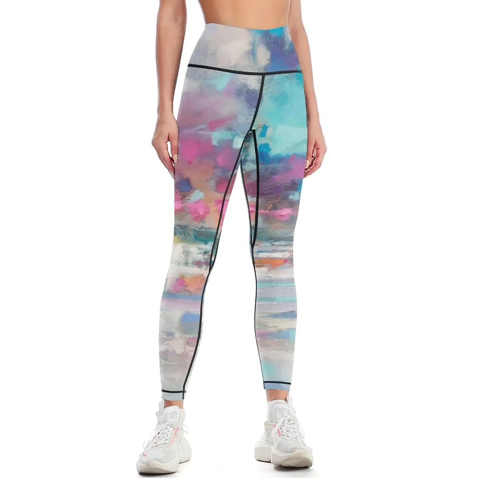 

Atlantic Magenta Leggings workout shorts Sports pants woman push up legging Sportswear woman gym Womens Leggings