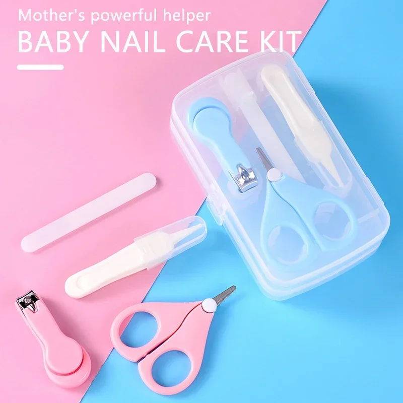 Newborn Cleaning Tools Scissors Suit Baby Health Hygiene Kit Grooming And Health Care Groups Baby Care Nail Cutter