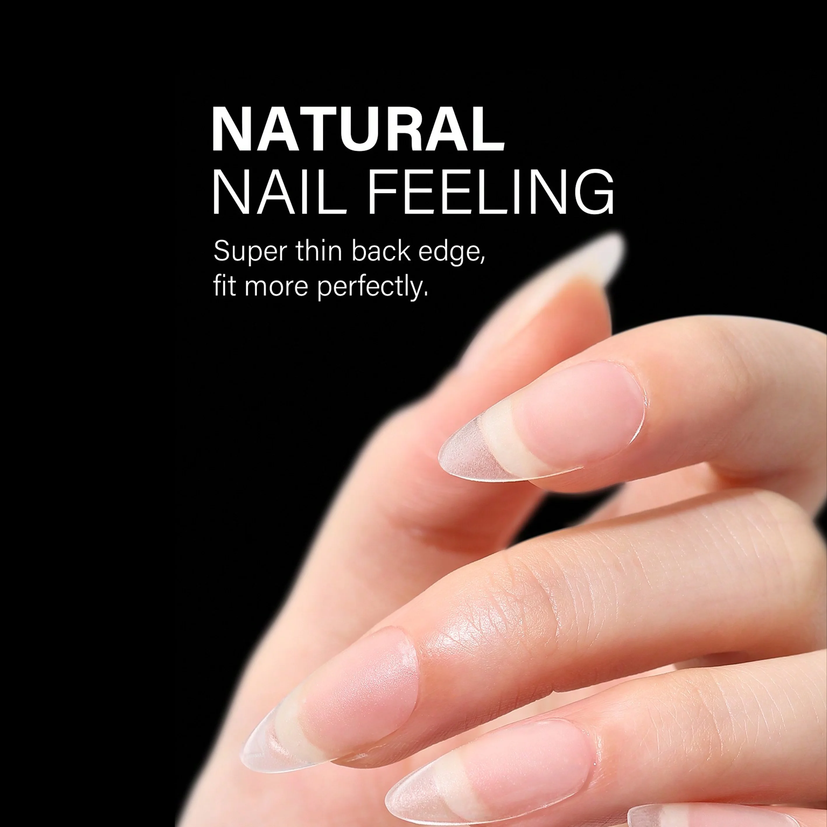 120 verbesserte, matte, weiche Gel-Acryl-Nagelspitzen, nicht filigend, kurzes Oval, kurzes, mittleres Sarg, Mandelform, Acryl-Nagelspitzen,