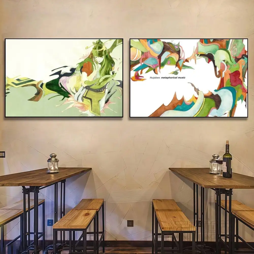 Nujabes Luv(sic) Hexalogy  Poster Sticker Gallery Prints Self Adhesive Home Decor Decoration Wall Decals Living Room