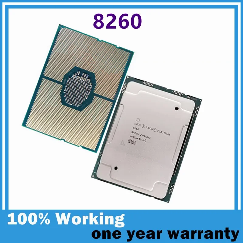 8260 CPU 2.4GHz 24-Core 48-Thread 35.75MB 165W 8260 LGA3647