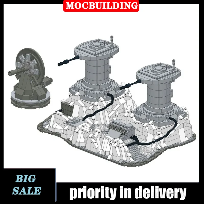 

MOC Turret Model Building Block Assembly Space Movie Children's Collection Toy Gifts