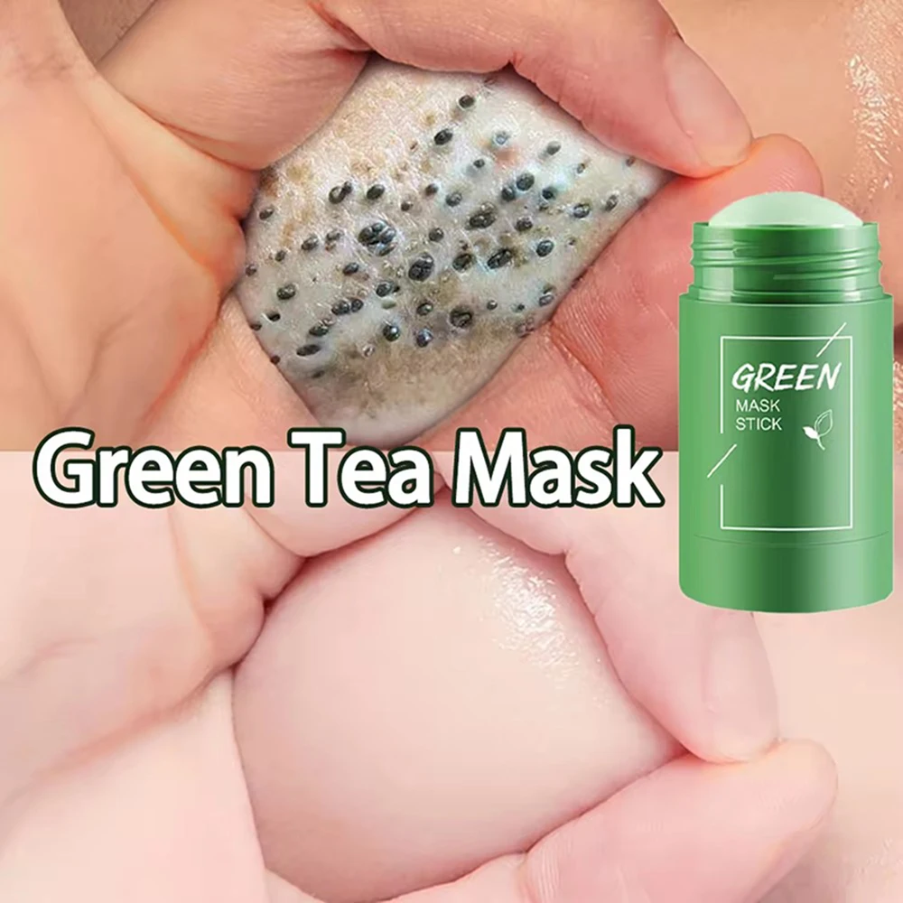 Originele Gezichtsverwijdering Mee-eter Groene Thee Effen Masker Behandelen Acne Smet Zwarte Stippen Schone Stok Crème Krimpen Poriën Huidverzorging ﻿