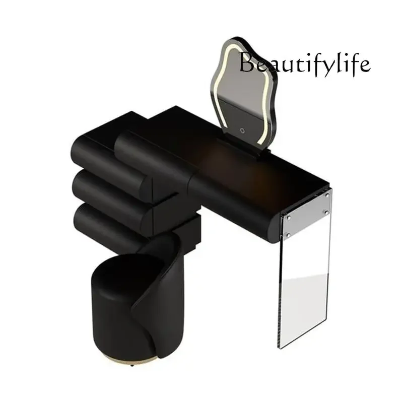 

FG40LXCream wind dresser chest integrated small apartment simple modern bedroom makeup table light luxury makeup table