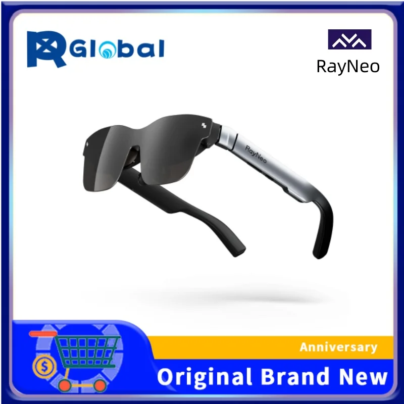 TCL Rayneo Air 2S Smart AR XR Glasses 1080P 120Hz HD For Phones ipad PC Switch PlayStation Xbox UAV Giant