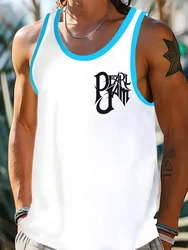 Summer daily casual street men's fashion Tank top exercise fitness men's Tank top outdoor sport men's sleeveless T-shirt 3D prin