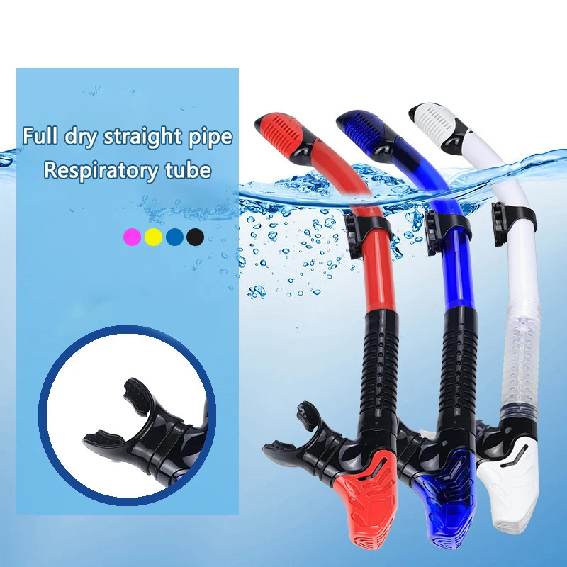 

1Pcs Diving Snorkel Professional Swimming Diving Breathing Tube Hose Dry Adult Children Underwater Snorkeling Diving Equipment