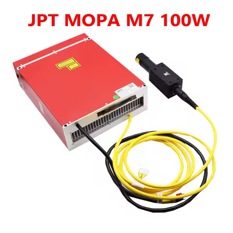 Original JPT MOPA M7 100W Fiber Laser Color Marking Metal Gold Cutting Machine Source for Stainless Sliver Engraving